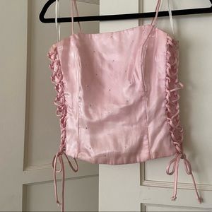Vintage Pink Corset